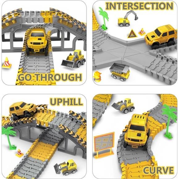 Kids Construction Toys 253 PCS Race Tracks Toy For Kids - Picture 3 of 7